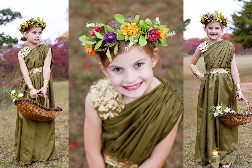 Cách thiết kế trang phục nữ thần Hy Lạp đi kèm phụ kiện
